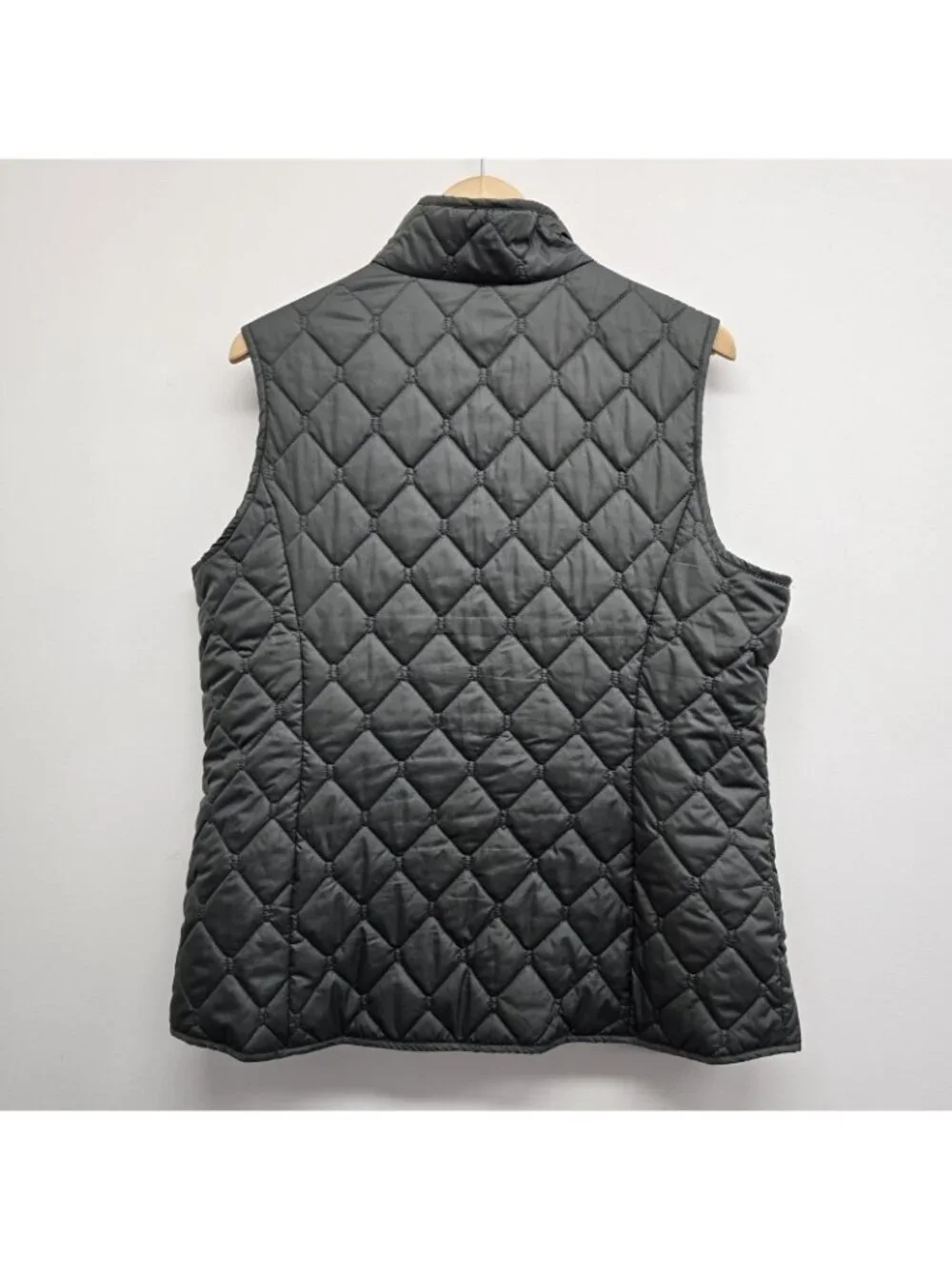 Eddie Bauer Lightweight Quilted Vest Size XL Outdoor Layering Packable Green
